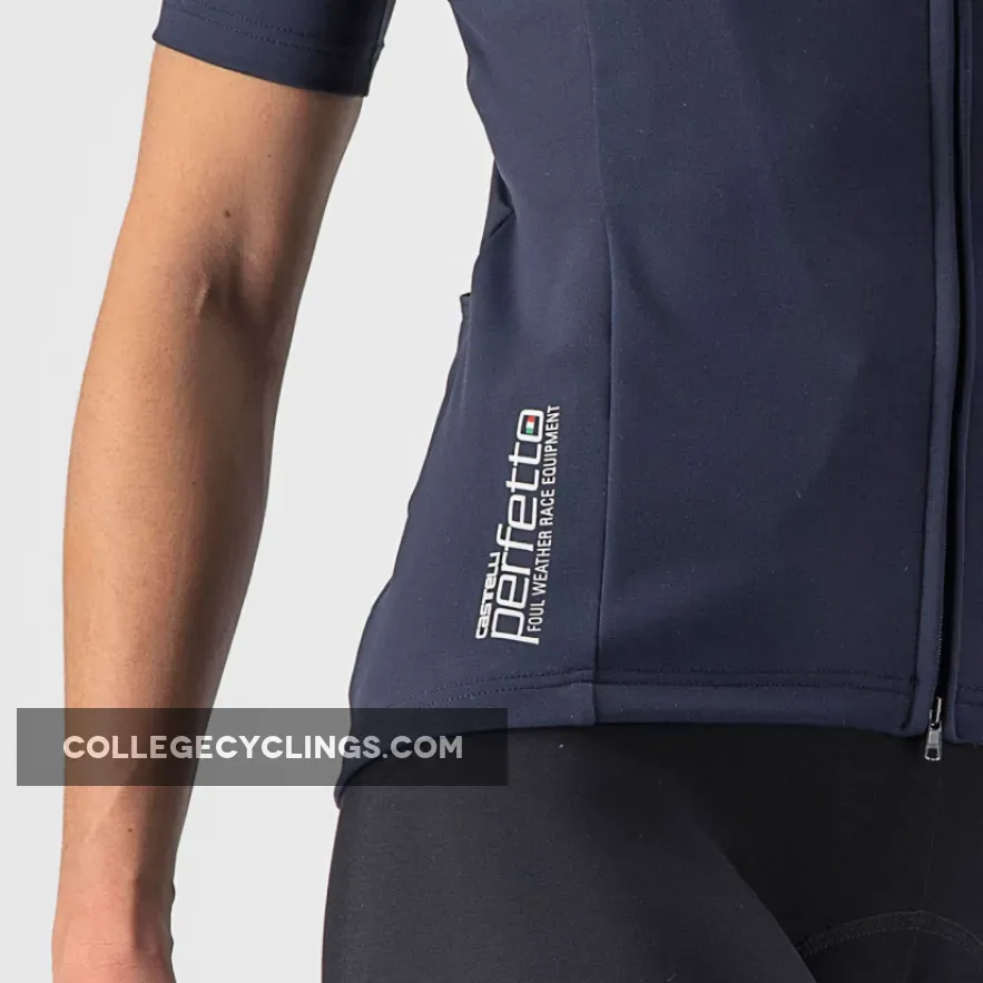 Castelli Perfetto RoS 2W Wind Women Jersey - Blue Restock