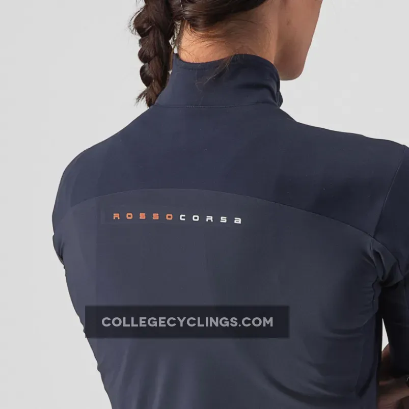 Castelli Perfetto RoS 2W Wind Women Jersey - Blue Restock