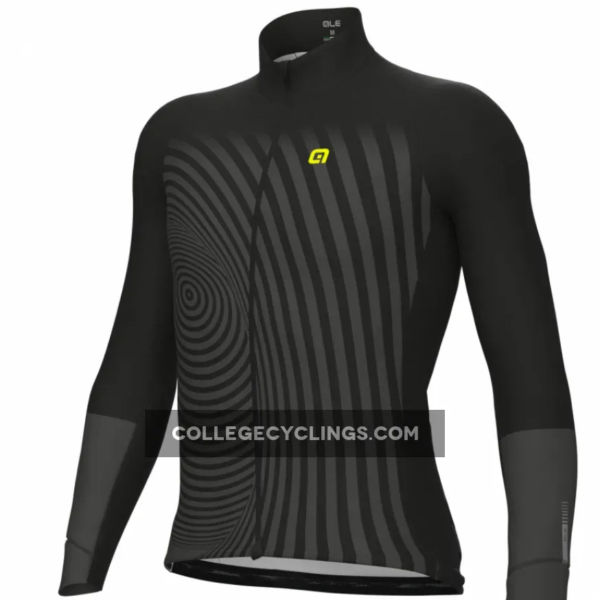 Ale PRR Green Digital Long Sleeve Jersey - Black Outlet
