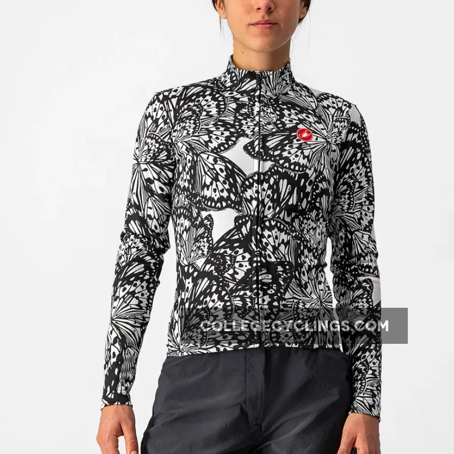 Castelli Unlimited Thermal woman long sleeves jersey - Black