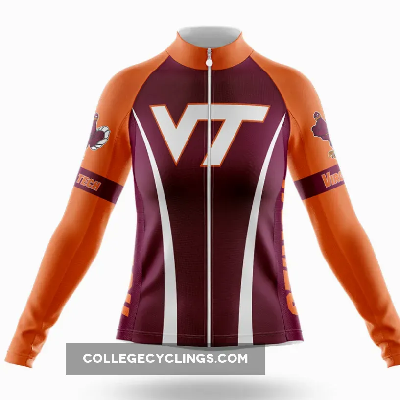 Virginia Tech - Women's Long Sleeve Cycling Jersey