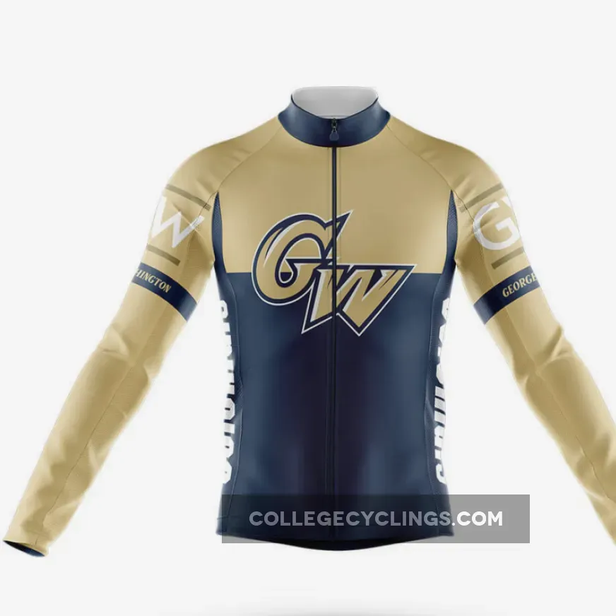 George Washington University V2 Long Sleeve Cycling Jersey Only