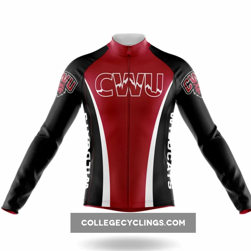 Central Washington University Long Sleeve Cycling Jersey