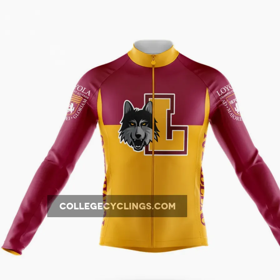 Loyola University Chicago Long Sleeve Cycling Jersey Ver.2