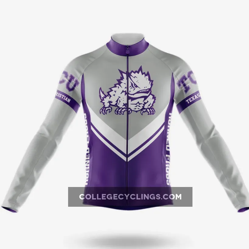 Texas Christian University Long Sleeve Cycling Jersey Ver.3
