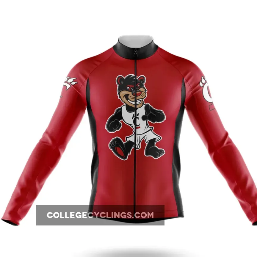 Bearcat Mascot Long Sleeve Cycling Jersey Only | what is a bearcat mascot