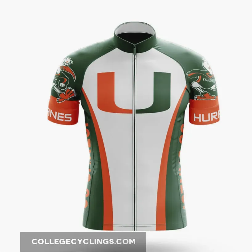 Hurricanes - Men's Cycling / Jersey Only #Miami Cycling Jersey