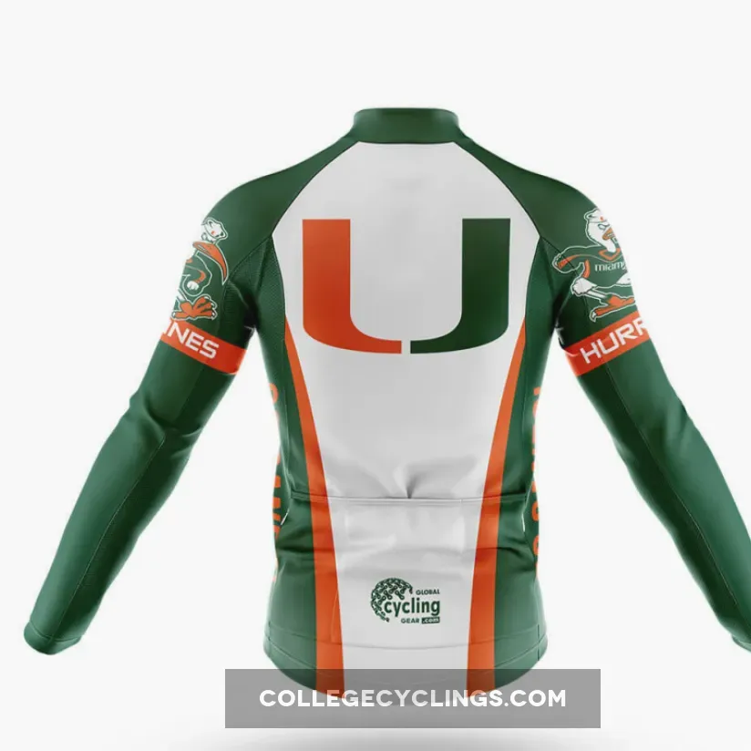Hurricanes - Men's Cycling / Jersey Only #Miami Cycling Jersey