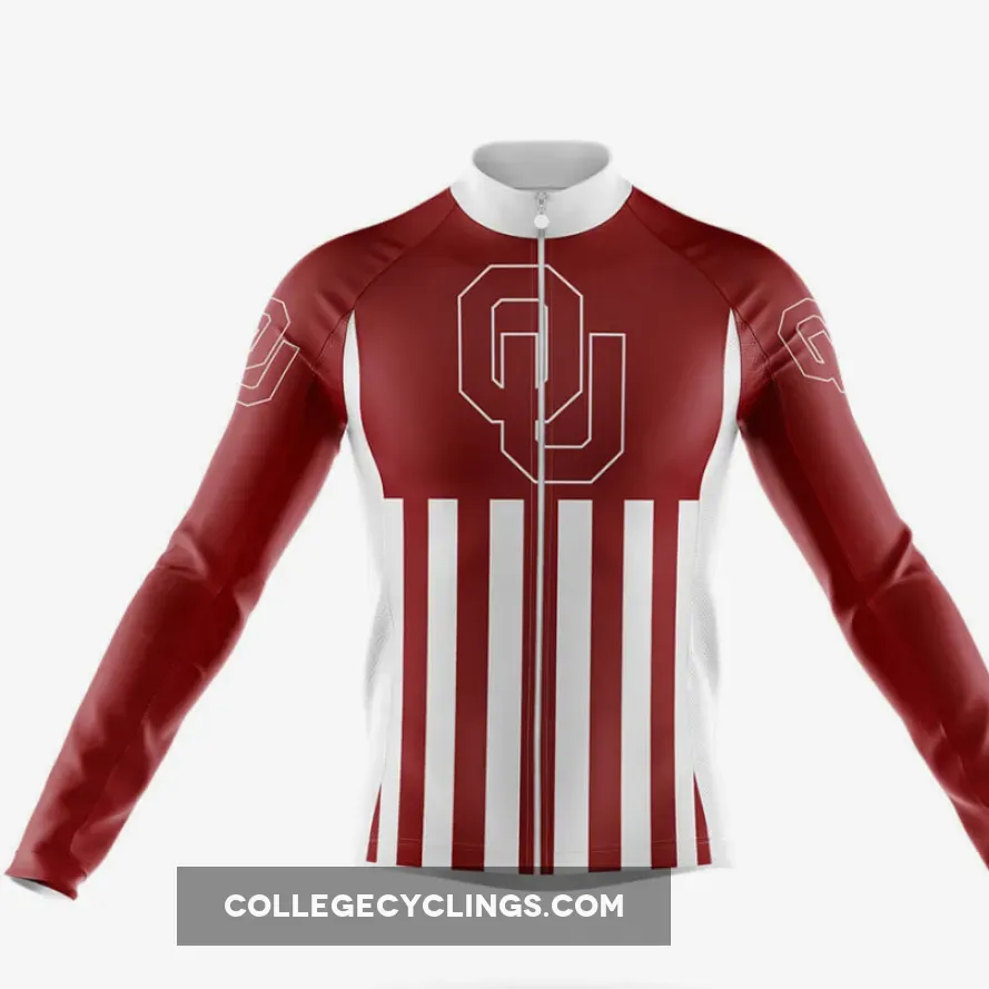 University of Oklahoma USA Long Sleeve Cycling Jersey