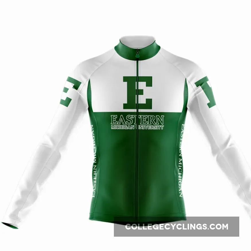 Eastern Michigan University Long Sleeve Cycling Jersey Ver.2