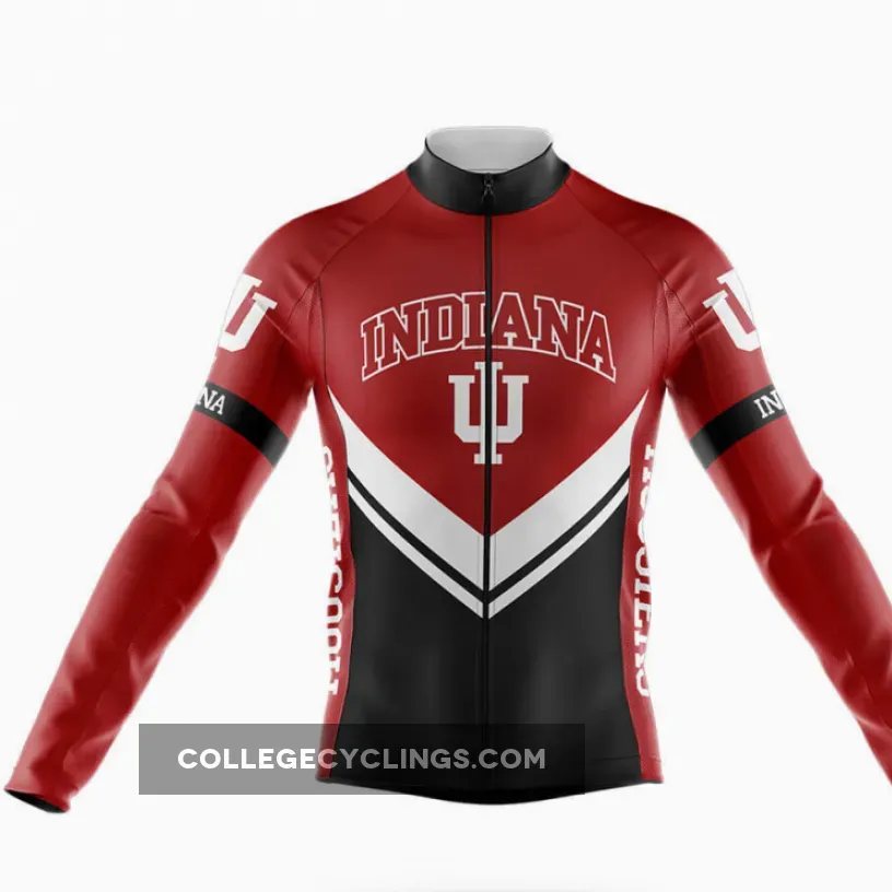 Indiana University Bloomington Long Sleeve Cycling Jersey Ver.3