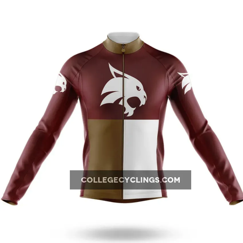 Texas State University TX - Men's Cycling Kit - Long Sleeve Jersey