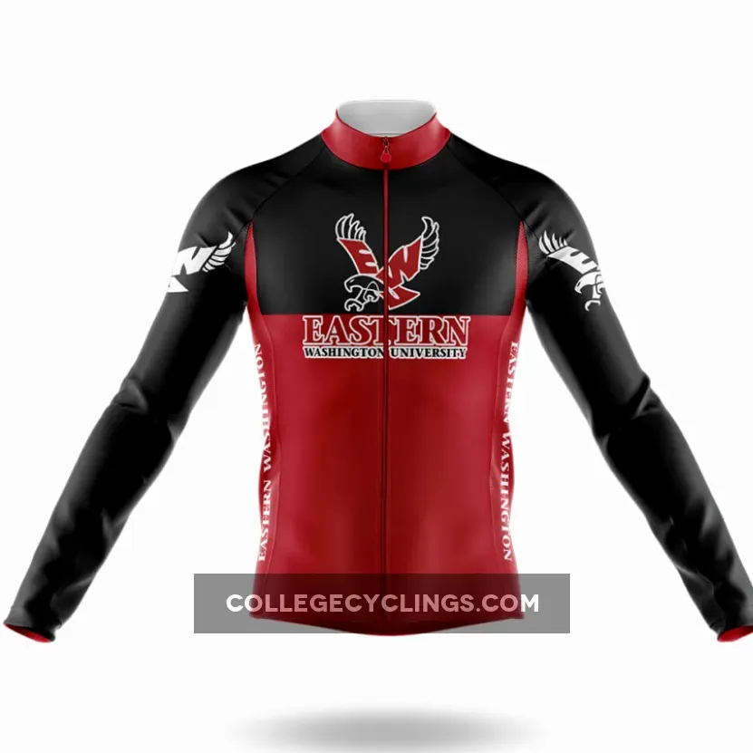 Eastern Washington University V2 Long Sleeve Cycling Jersey Only