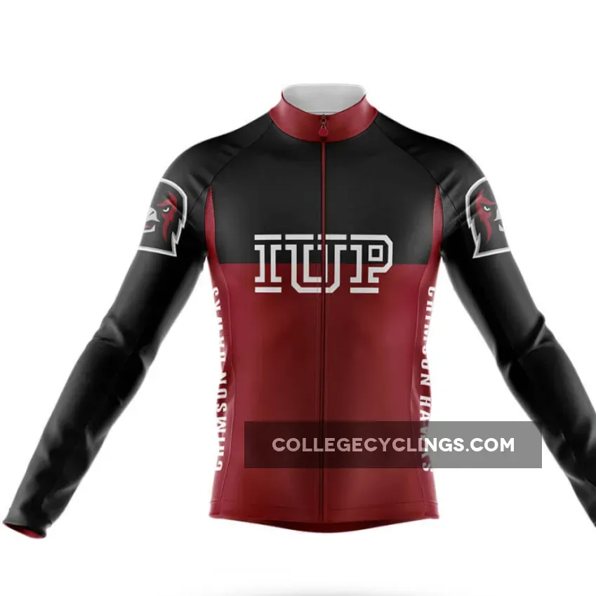 Indiana University of Pennsylvania V2 Long Sleeve Cycling Jersey Only