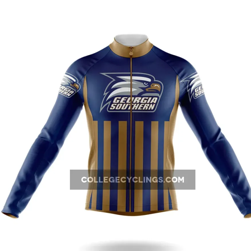 Georgia Southern University USA Long Sleeve Cycling Jersey