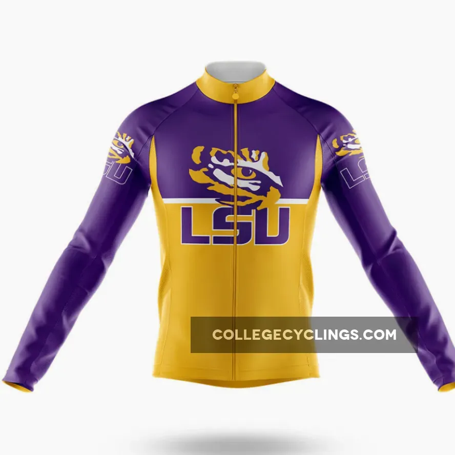 Where To Buy LSU Tigers Eye Long Sleeve Cycling Jersey