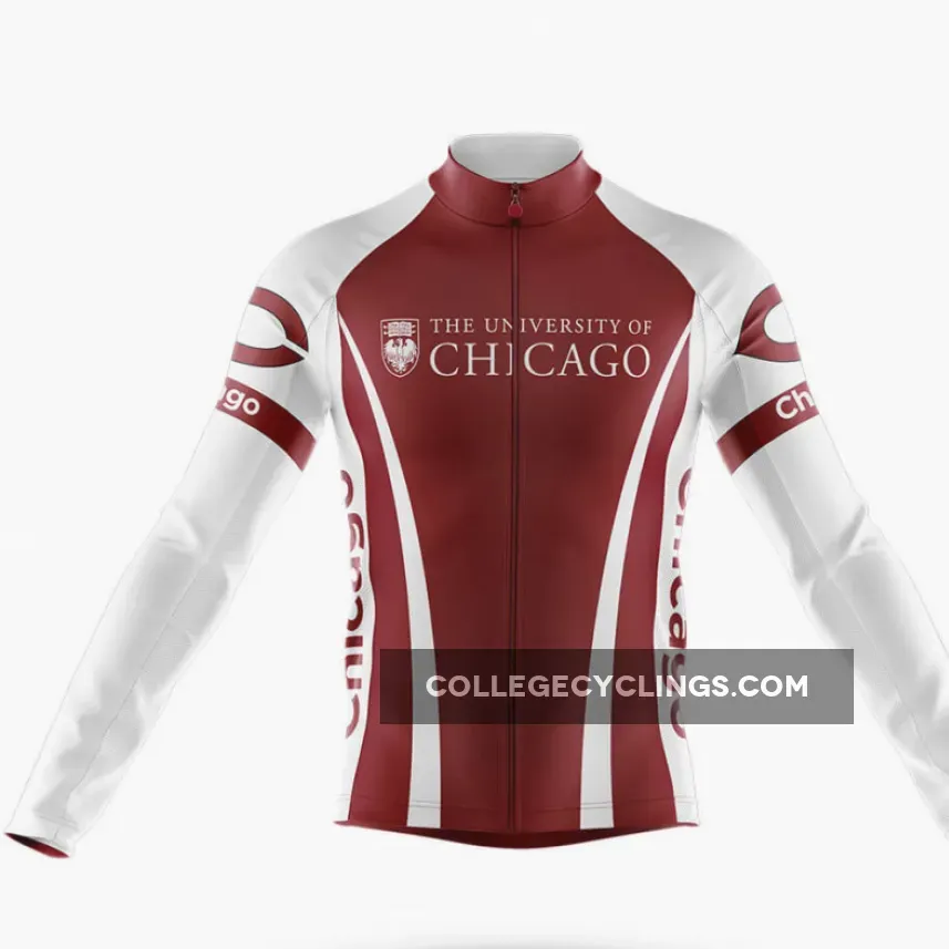 University of Chicago Long Sleeve Cycling Jersey | UCHICAGO GEAR