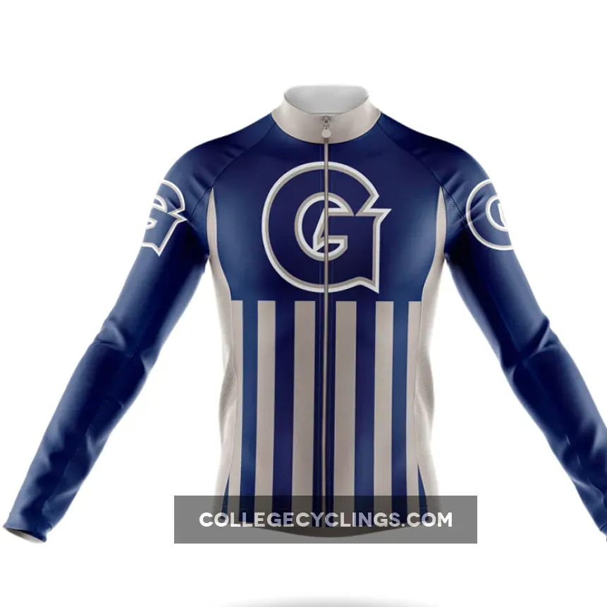 Georgetown University USA Long Sleeve Cycling Jersey