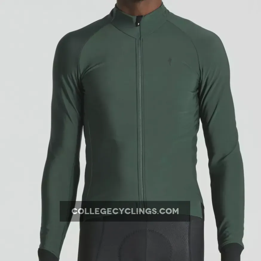 Specialized SL Expert Thermal long sleeves jersey - Dark green 64123-9213