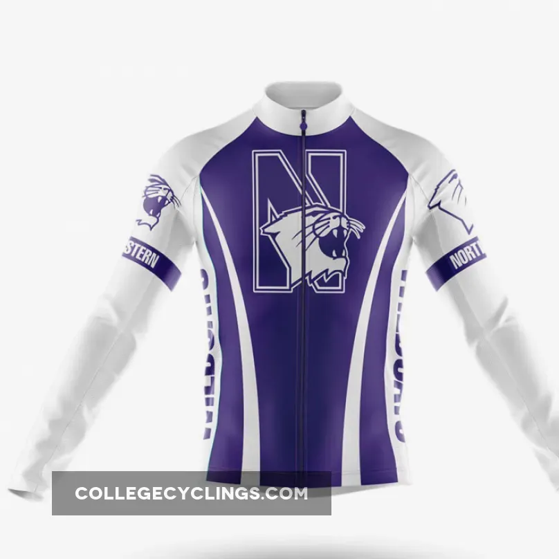 Northwestern University Long Sleeve Cycling Jersey Only