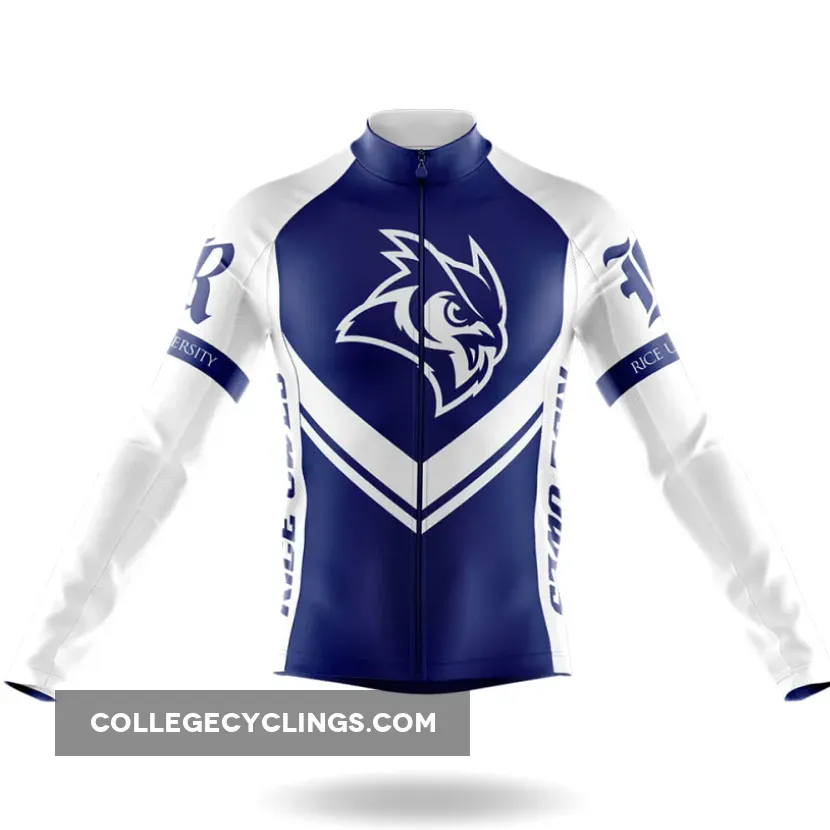 Rice University Long Sleeve Cycling Jersey Only Ver.3