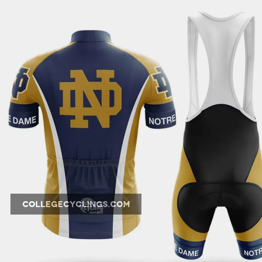The Irish - Men's Cycling / Jersey Only #Notre Dame Bike Jersey