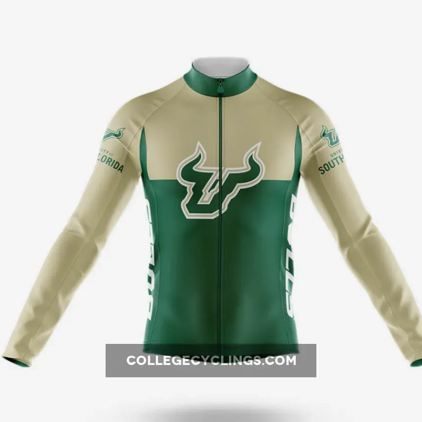 University of South Florida V2 Long Sleeve Cycling Jersey Only