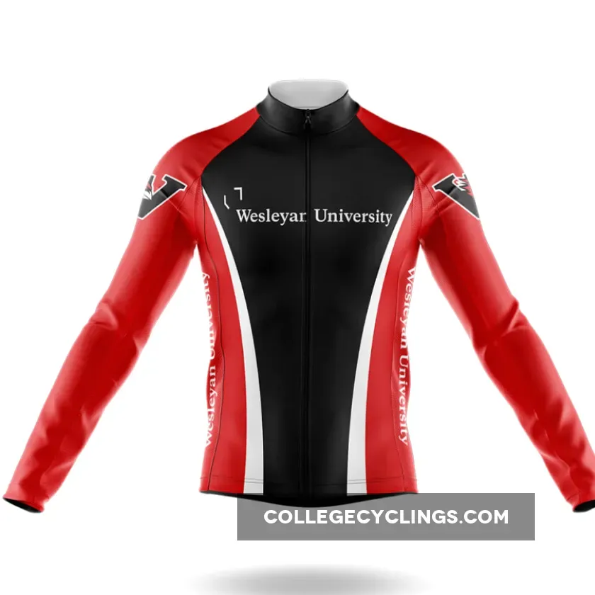 Wesleyan University Long Sleeve Cycling Jersey For Sale
