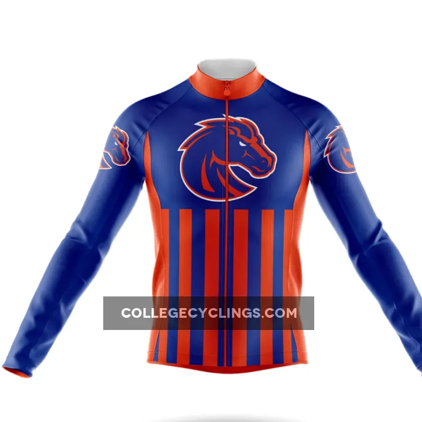 Boise State University USA Long Sleeve Cycling Jersey Only