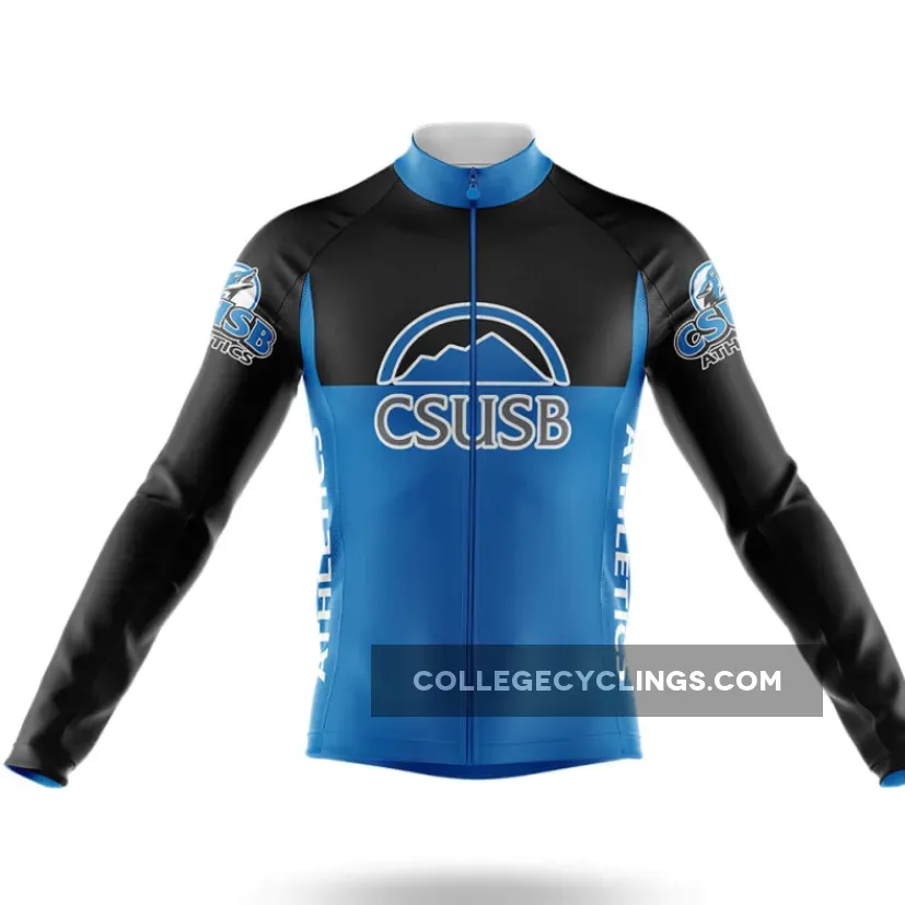 California State University San Bernardino Long Sleeve Cycling Jersey Ver.2