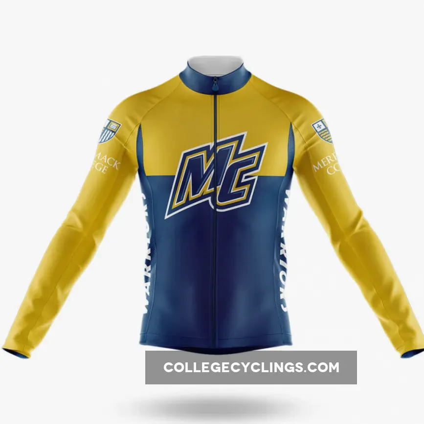 Merrimack College V2 Cycling Kit - Long Sleeve Jersey