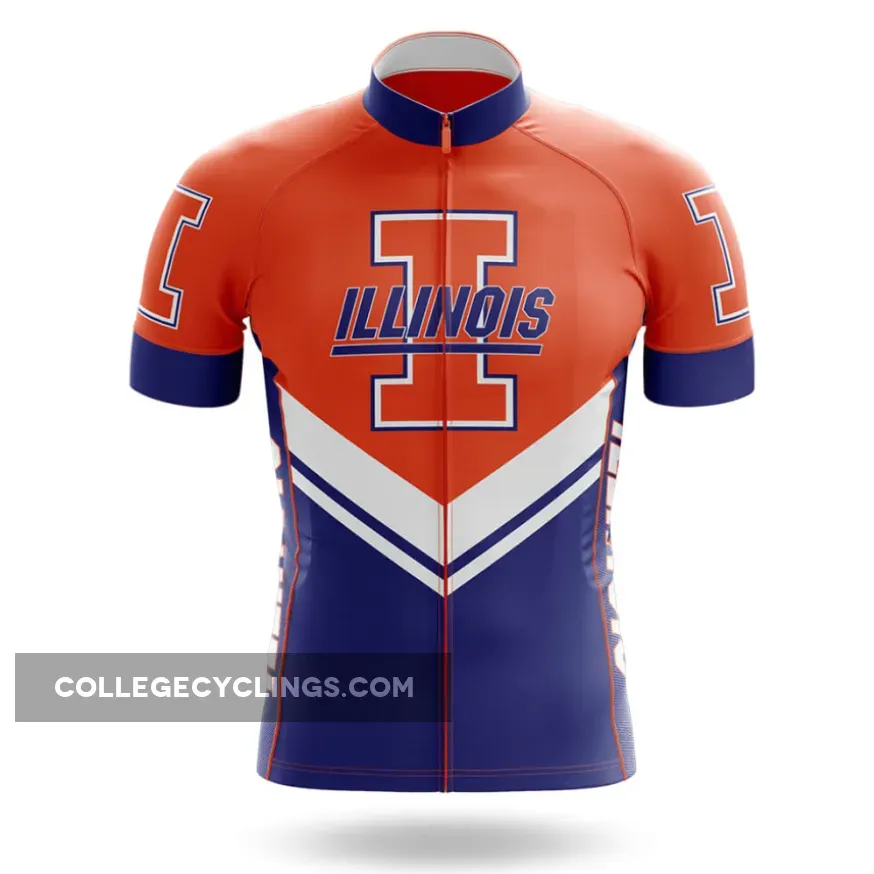 University of Illinois Urbana-Champaign Cycling Jersey Ver.3