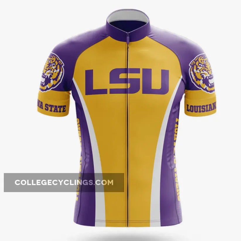 Louisiana State University - Men's Cycling / Jersey Only #Lsu Cycling Jersey