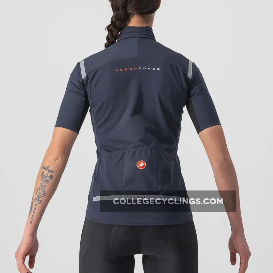 Castelli Gabba RoS 2 Women Jersey - Blue Outlet
