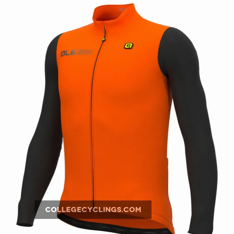 Ale Solid Fondo 2.0 Long Sleeve Jersey - Orange Outlet