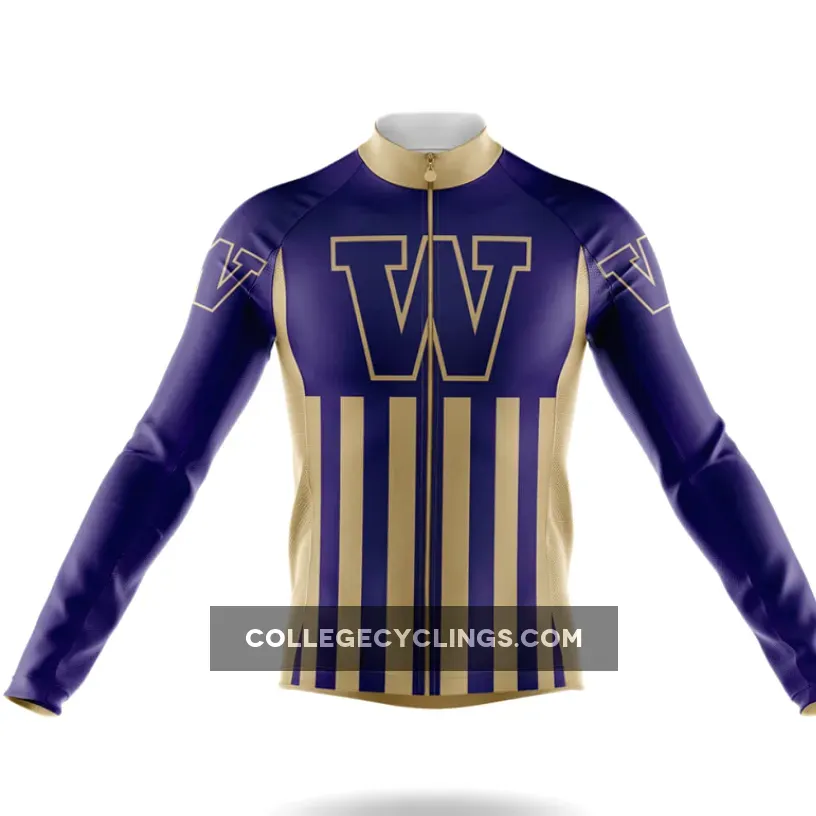 University of Washington USA Long Sleeve Cycling Jersey