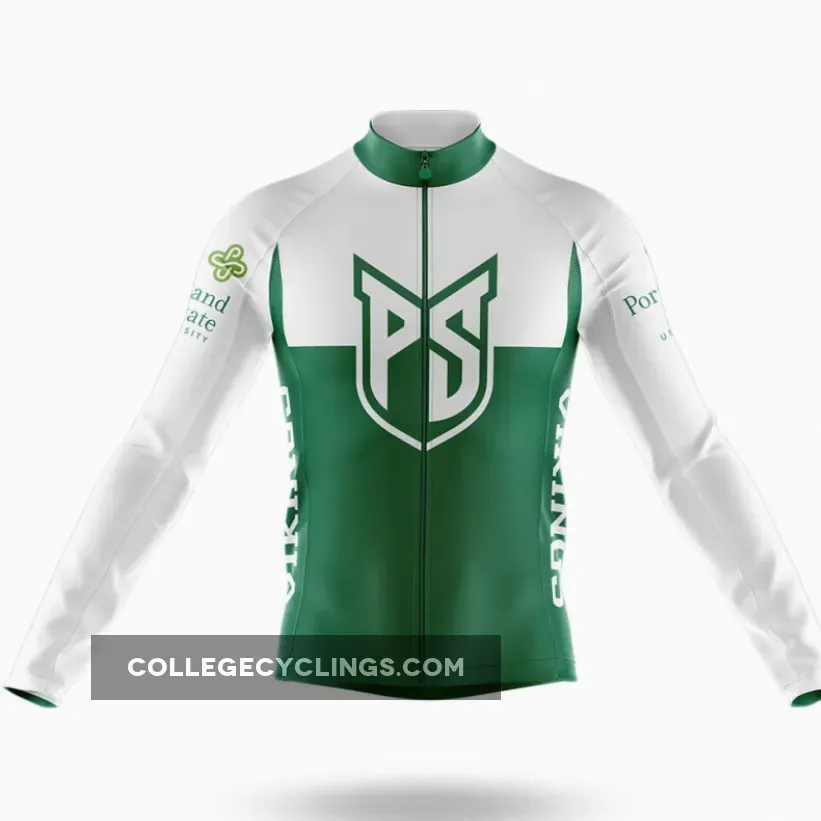 Portland State University Long Sleeve Cycling Jersey Ver.2