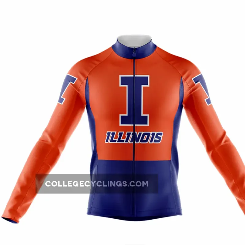 Illinois Long Sleeve Cycling Jersey For Sale