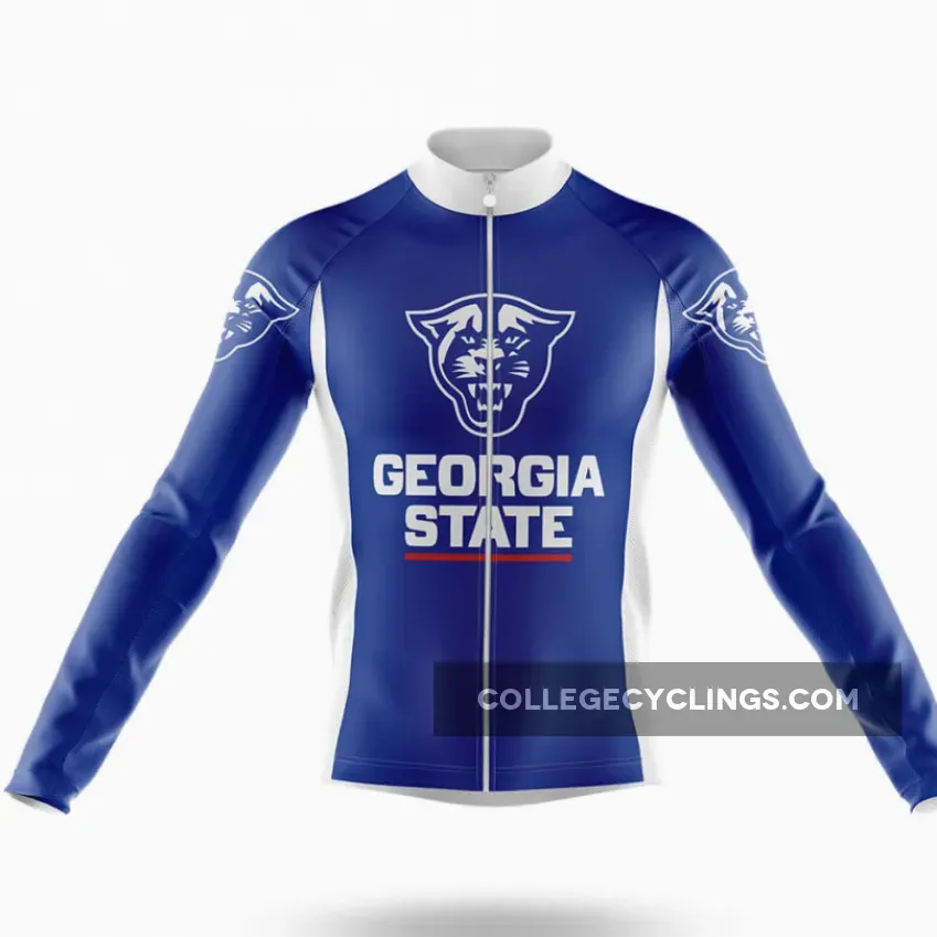 Georgia State Long Sleeve Cycling Jersey For Sale