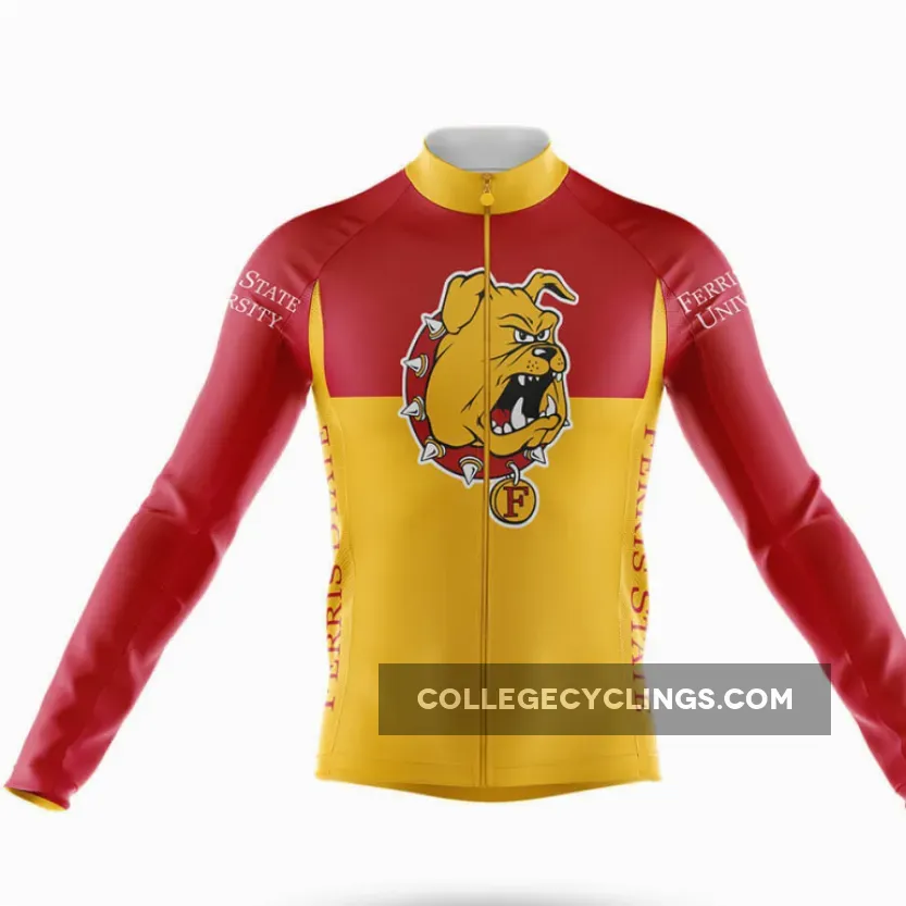 Ferris State University Long Sleeve Cycling Jersey Ver.2