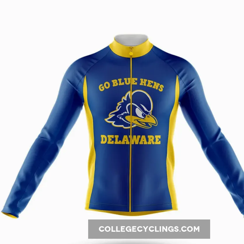 Go Blue Hens Long Sleeve Cycling Jersey Only Online