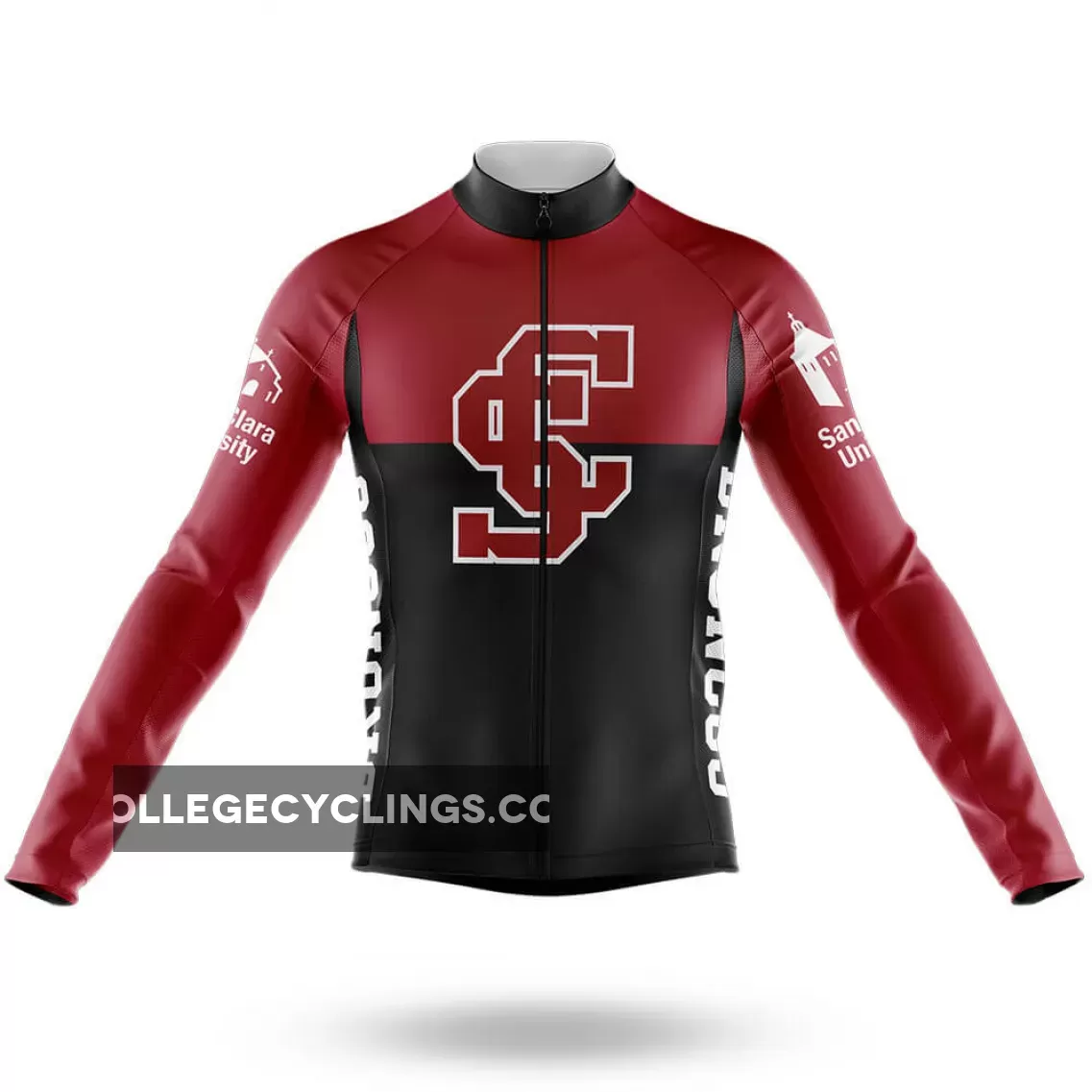 Santa Clara University Long Sleeve Cycling Jersey Ver.2