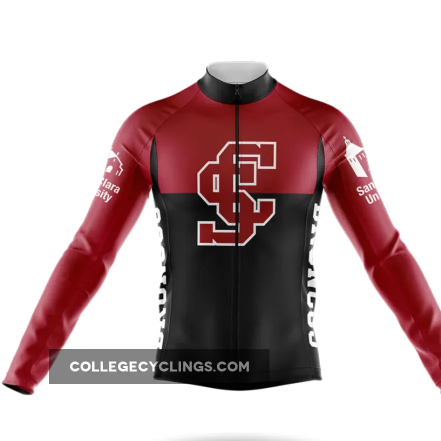 Santa Clara University Long Sleeve Cycling Jersey Ver.2