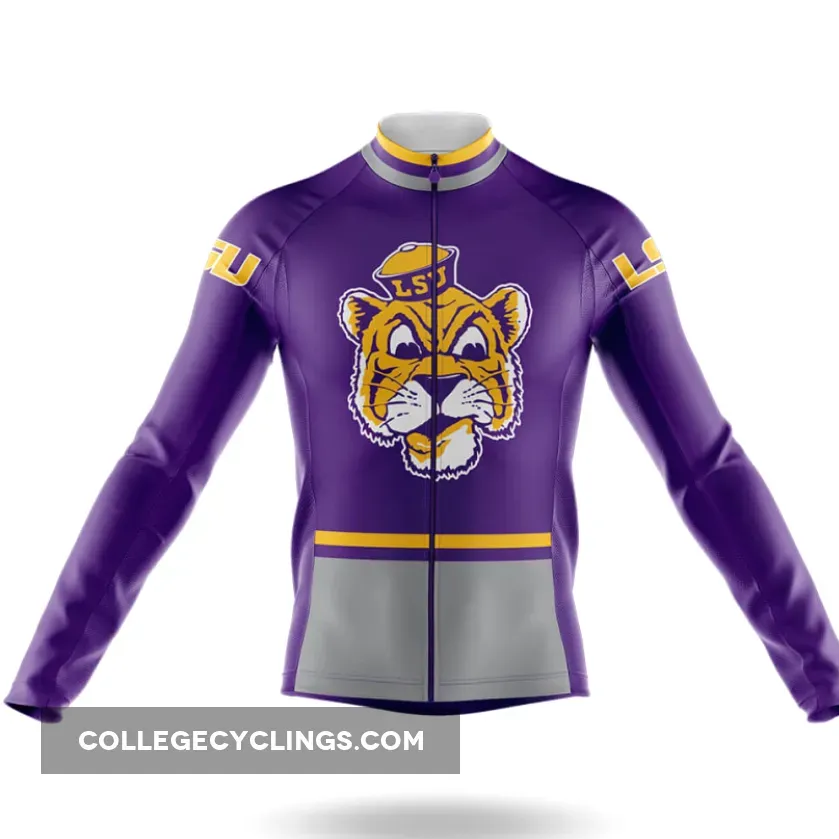 Where To Buy Retro LSU Long Sleeve Cycling Jersey