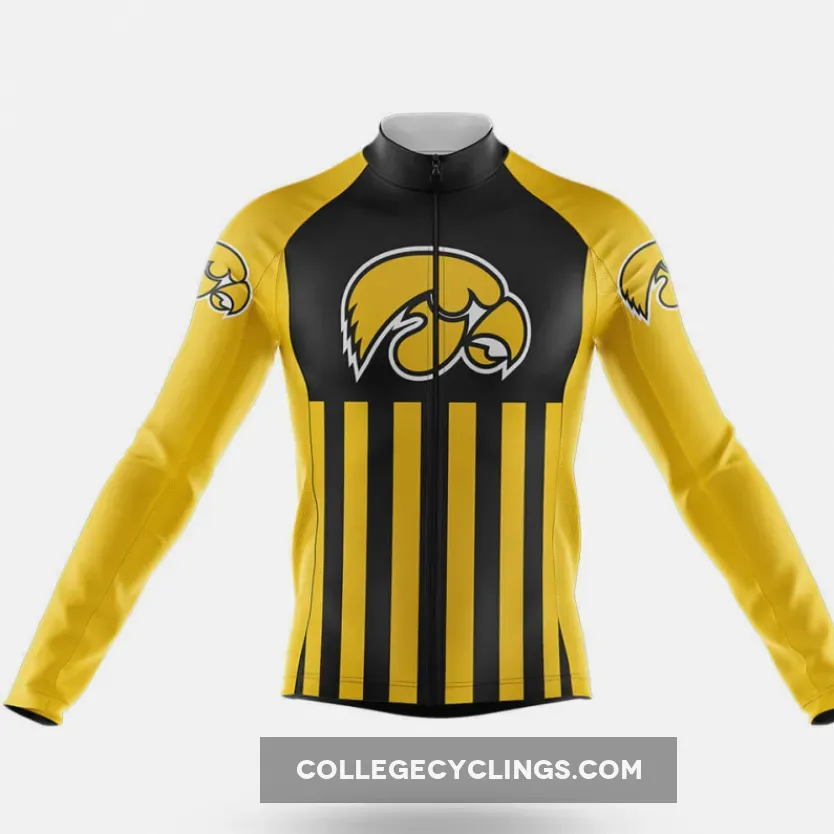 University Of Iowa USA Long Sleeve Cycling Jersey Restock