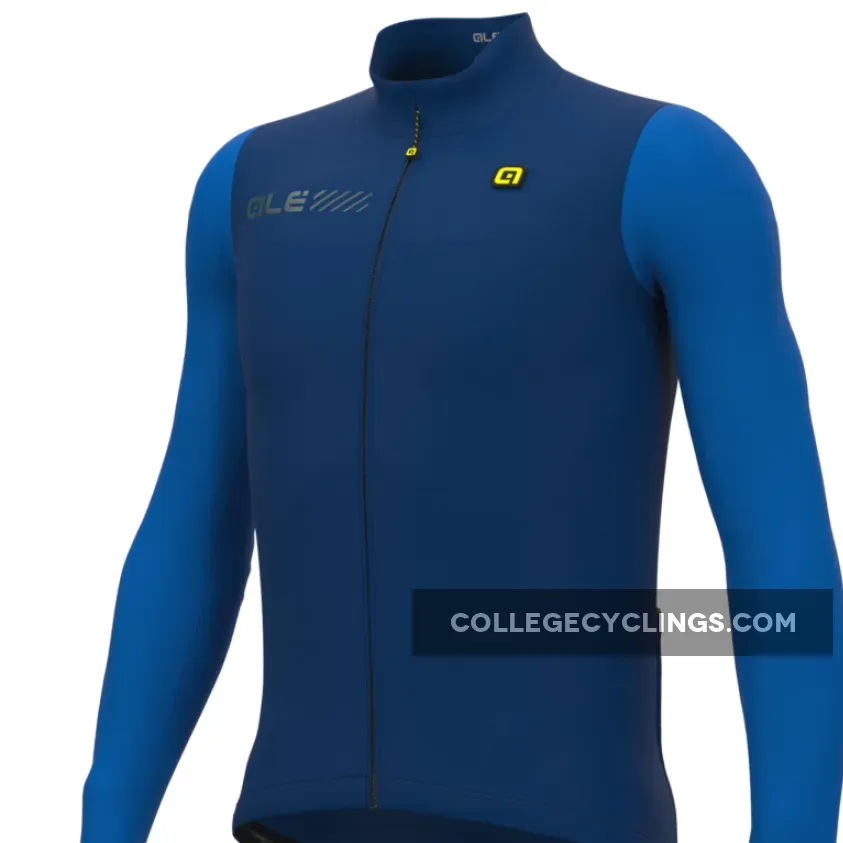 Ale Solid Fondo 2.0 Long Sleeve Jersey - Blue Brand New