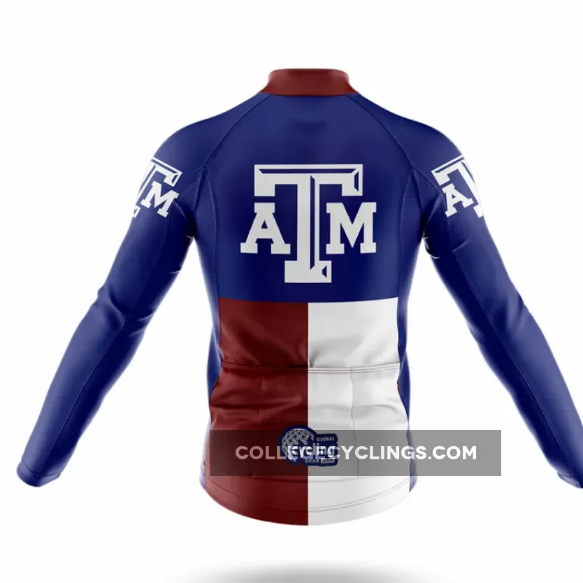 Texas A&M TX Long Sleeve Cycling Jersey Restock Texas A&M TX Long Sleeve Cycling Jersey Restock
