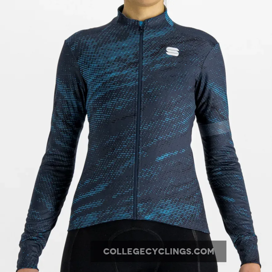 Sportful Cliff Supergiara women long sleeves jersey - Blue
