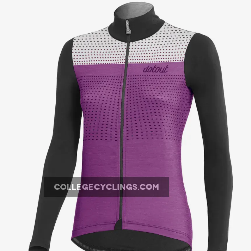 Dotout Fanatica Wool woman long sleeves jersey - Fuchsia