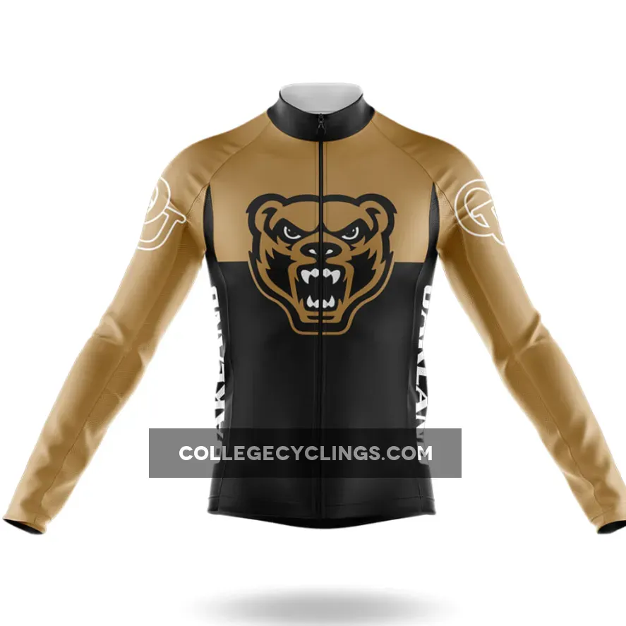 Oakland University Long Sleeve Cycling Jersey Ver.2